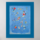 Sky Blue van Wassily Kandinsky Poster (Voorkant)