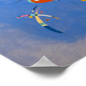 Sky Blue van Wassily Kandinsky Poster (Hoek)