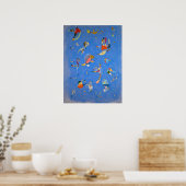 Sky Blue van Wassily Kandinsky Poster (Keuken)