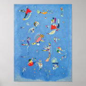 Sky Blue van Wassily Kandinsky Poster (Voorkant)