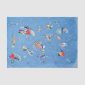 Sky Blue van Wassily Kandinsky Tissuepapier (Voorkant)