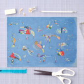 Sky Blue van Wassily Kandinsky Tissuepapier (Craft)