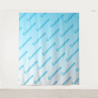 Sky Blue (veranderlijke kleur!) Ombre & Tekstpatro