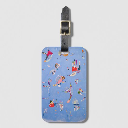 Sky Blue | Wassily Kandinsky Bagagelabel (Voorkant (verticaal))