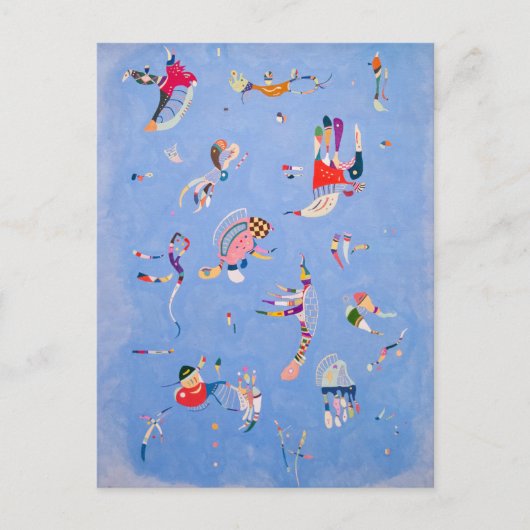 Sky Blue | Wassily Kandinsky Briefkaart (Voorkant)