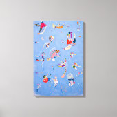 Sky Blue | Wassily Kandinsky Canvas Afdruk (Voorkant)
