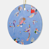 Sky Blue | Wassily Kandinsky Keramisch Ornament (Links)
