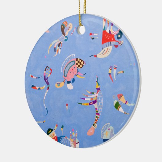Sky Blue | Wassily Kandinsky Keramisch Ornament (Links)
