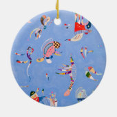 Sky Blue | Wassily Kandinsky Keramisch Ornament (Achterkant)