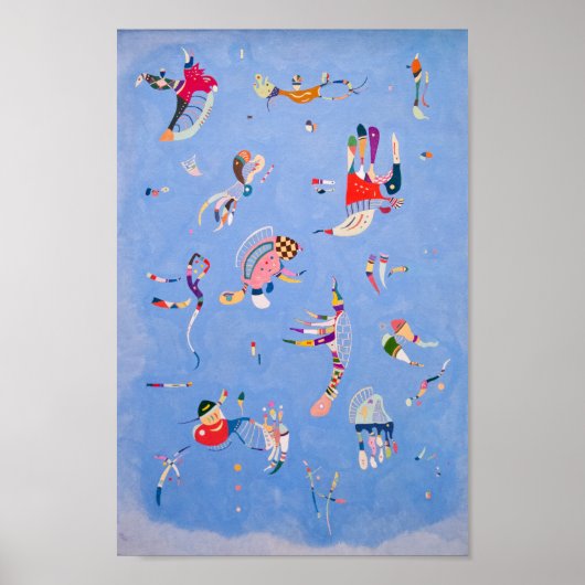 Sky Blue | Wassily Kandinsky Poster (Voorkant)