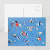 Sky Blue Wassily Kandisnky Briefkaart (Voorkant / Achterkant)