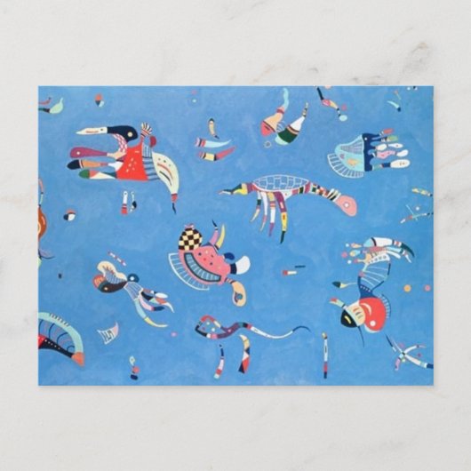 Sky Blue Wassily Kandisnky Briefkaart (Voorkant)