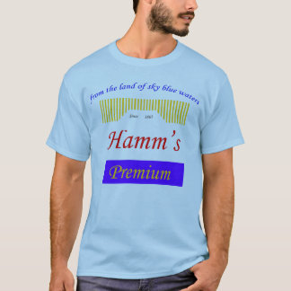 sky blue waters, Hamms logo T-shirt