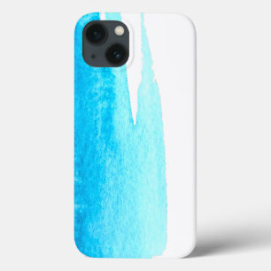 Sky blue waterverf swish Case-Mate iPhone case