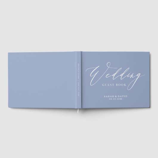 Sky Blue Wedding Gastboek Gastenboek (Volledig)