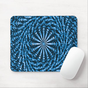 Sky Blue wervelende mand kralen..... Muismat
