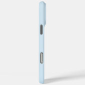 Sky Blue & White Unieke Monogram Naam initialen Case-Mate iPhone Case (Achterkant / Rechts)