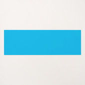 Sky Blue-White Yoga Pose met aangepaste naam Yogamat (Achterkant (horizontaal))