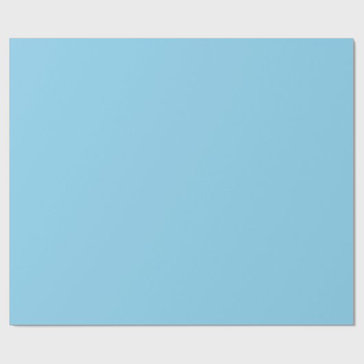 Sky Blue Wrapping Paper Cadeaupapier (Vlak)