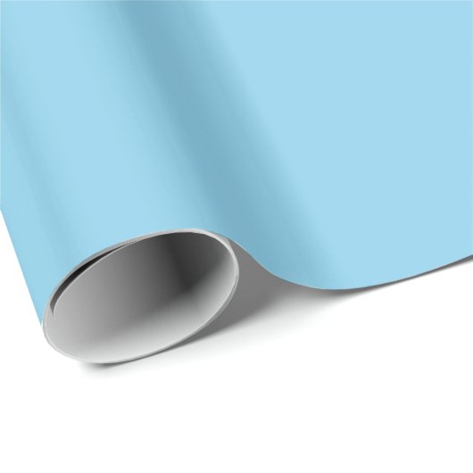Sky Blue Wrapping Paper Cadeaupapier (Rol Hoek)