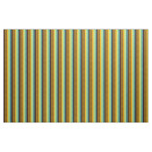 Sky Blue Yellow Brown Stripes Stof (Yard (91,4 cm))