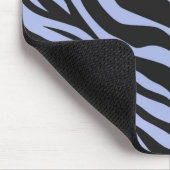 Sky Blue Zebra Striped Muismat (Hoek)