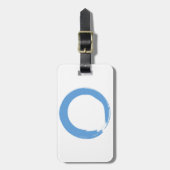 Sky Blue Zen Symbol Bagagelabel (Voorkant verticaal)