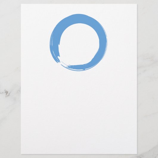 Sky Blue Zen Symbol Flyer (Voorkant)