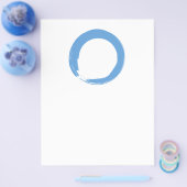 Sky Blue Zen Symbol Flyer (Enkel)