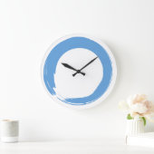 Sky Blue Zen Symbol Grote Klok (Huis)