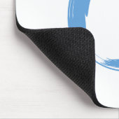 Sky Blue Zen Symbol Muismat (Hoek)