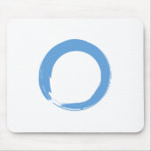 Sky Blue Zen Symbol Muismat (Voorkant)