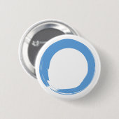 Sky Blue Zen Symbol Ronde Button 5,7 Cm (Voorkant /achterkant)