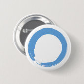 Sky Blue Zen Symbol Ronde Button 5,7 Cm (Voorkant /achterkant)