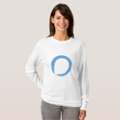 Sky Blue Zen Symbol T-shirt (Voorkant volledig)