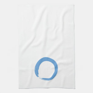 Sky Blue Zen Symbol Theedoek