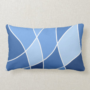 Sky blues - trendy stijlvol design kussen