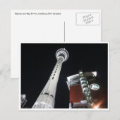 sky city tower auckland briefkaart (Voorkant / Achterkant)