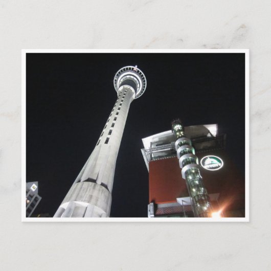sky city tower auckland briefkaart (Voorkant)