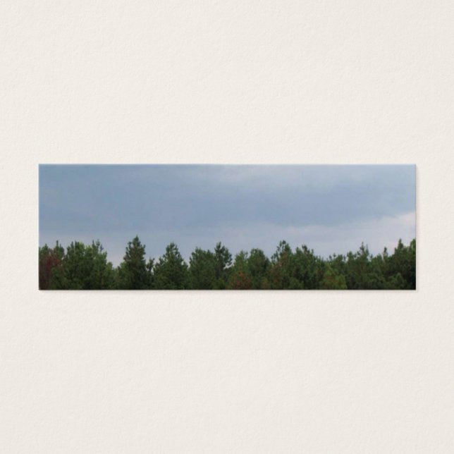 Sky & Clouds-Bladwijzer Mini Visitekaartjes (Voorkant)