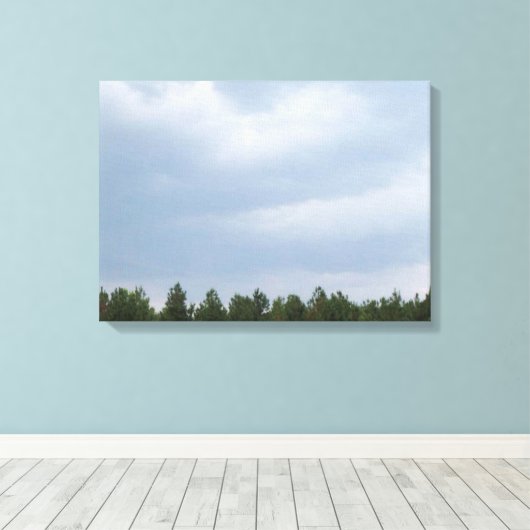Sky & Clouds Canvas Afdruk (Insitu (Houten vloer))