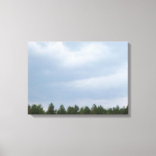 Sky & Clouds Canvas Afdruk (Voorkant)