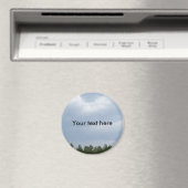 Sky & Clouds Magnet (rond) (Insitu (Vaatwasser))