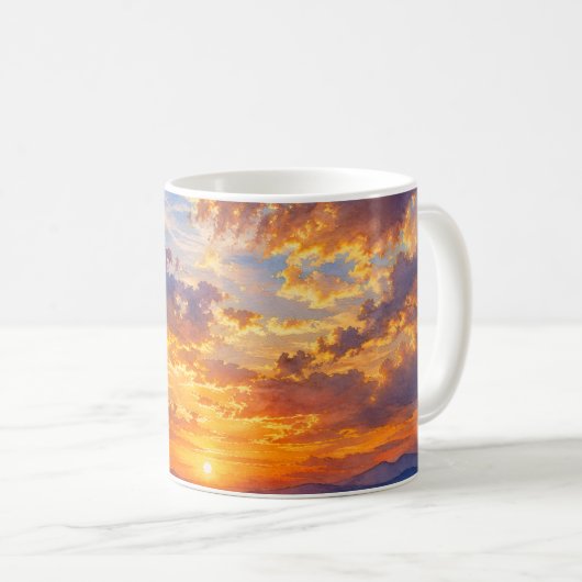 Sky & Clouds Mug Koffiemok (Voorkant rechts)