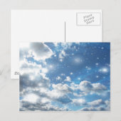 Sky Clouds Sparkles Briefkaart (Voorkant / Achterkant)