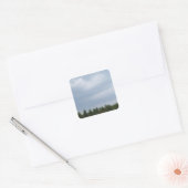 Sky & Clouds Vierkante Sticker (Envelop)