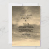 Sky Cloudy Goud Bruin Sepia Art Schilderachtig Bru Kaart (Voorkant)