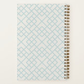 Sky | Coastal Bamboo Trellis Personalized Notitieboek (Achterkant)