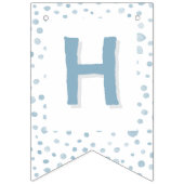 Sky Confetti Waterverf Stippen Bunting Flag Vlaggetjes (Tweede vlag)