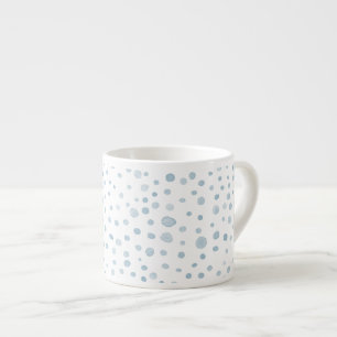 Sky Confetti Waterverf Stippen Espresso Mok